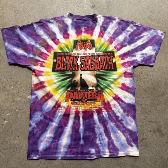1999 Vintage Black Sabbath Reunion Of Century Tour Tshirt Size Adult XL - Picture 5 of 5
